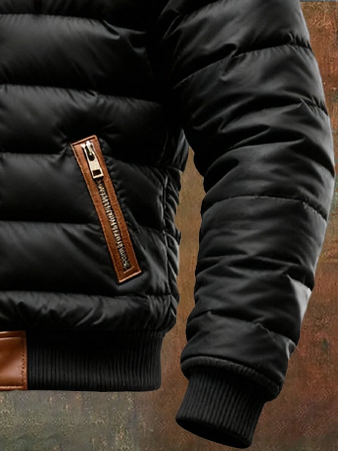 LEVIN MARTEL | SCHWARZE SHERPA-STEPPJACKE