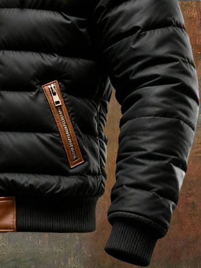 LEVIN MARTEL | SCHWARZE SHERPA-STEPPJACKE