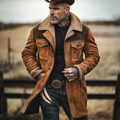 BRAVIER | KLASSISCHER LANGER MANTEL FÜR HERREN