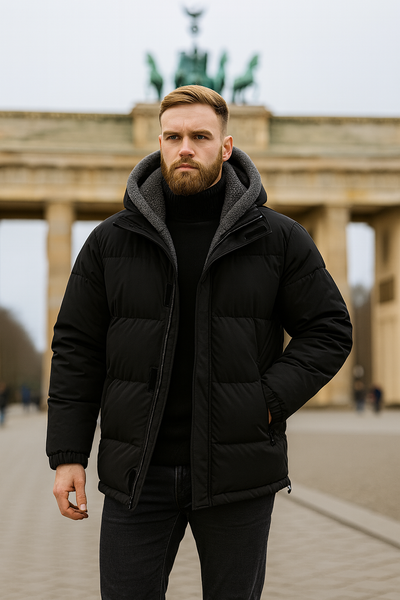 JAMES - Winterjacke aus Baumwollfleece