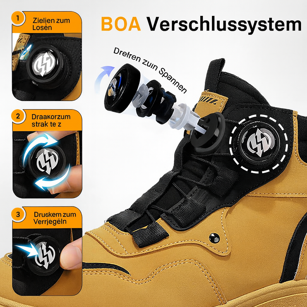 FALCONBERG - Herren Outdoor-Schuhe mit Drehverschlus