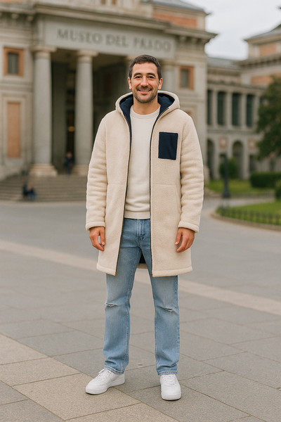 ELIAS | Langer, lässiger und warmer Mantel: Komfort und Stil