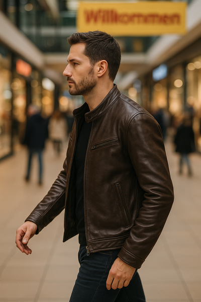 MARELLO | Herren-Lederjacke