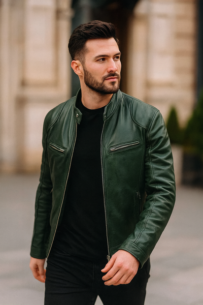 MARELLO | Herren-Lederjacke