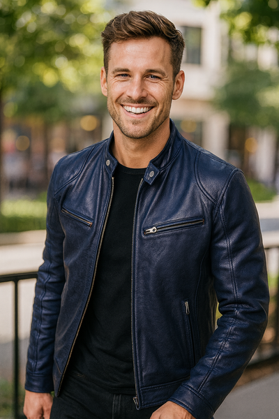 MARELLO | Herren-Lederjacke