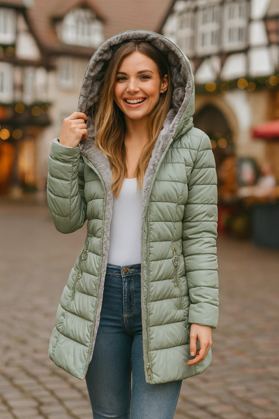 WEISS COUTURE | Moderner, wetterfester Damenmantel