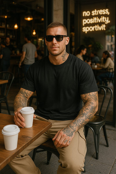 John | Oversized Baumwoll-T-Shirt Set – 3er-Pack