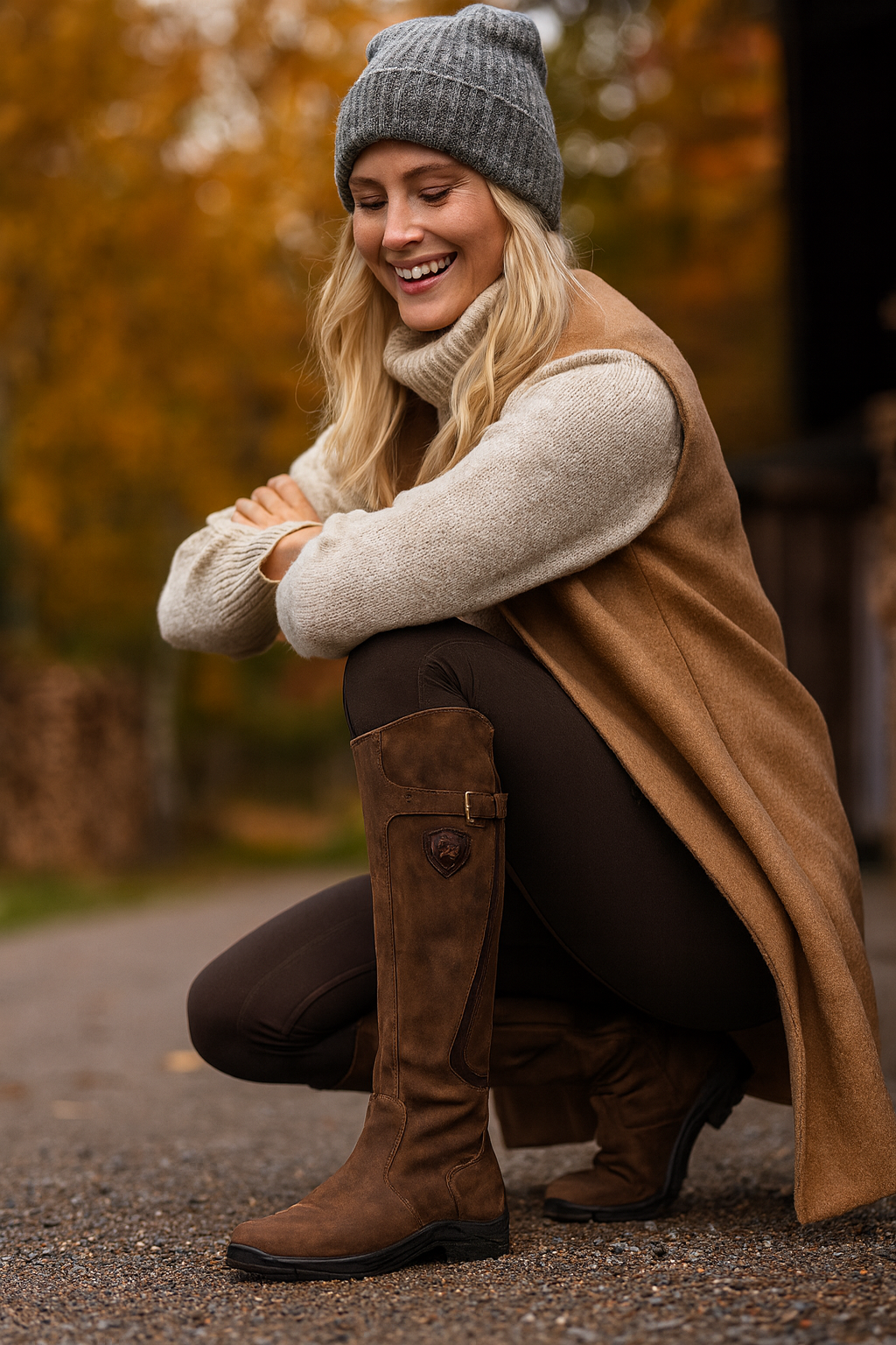 GABOR | Reitstiefel aus wasserdichtem Leder