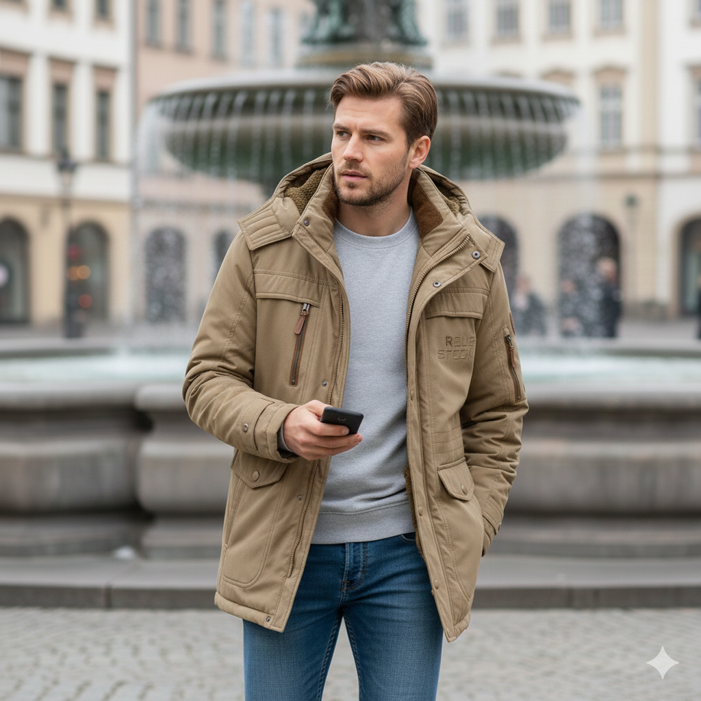 MARSTON | Thermischer Wintermantel