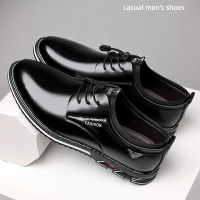 Noah | Hochwertige, handgefertigte Leder-Casual-Schuhe in elegantem Schwarz
