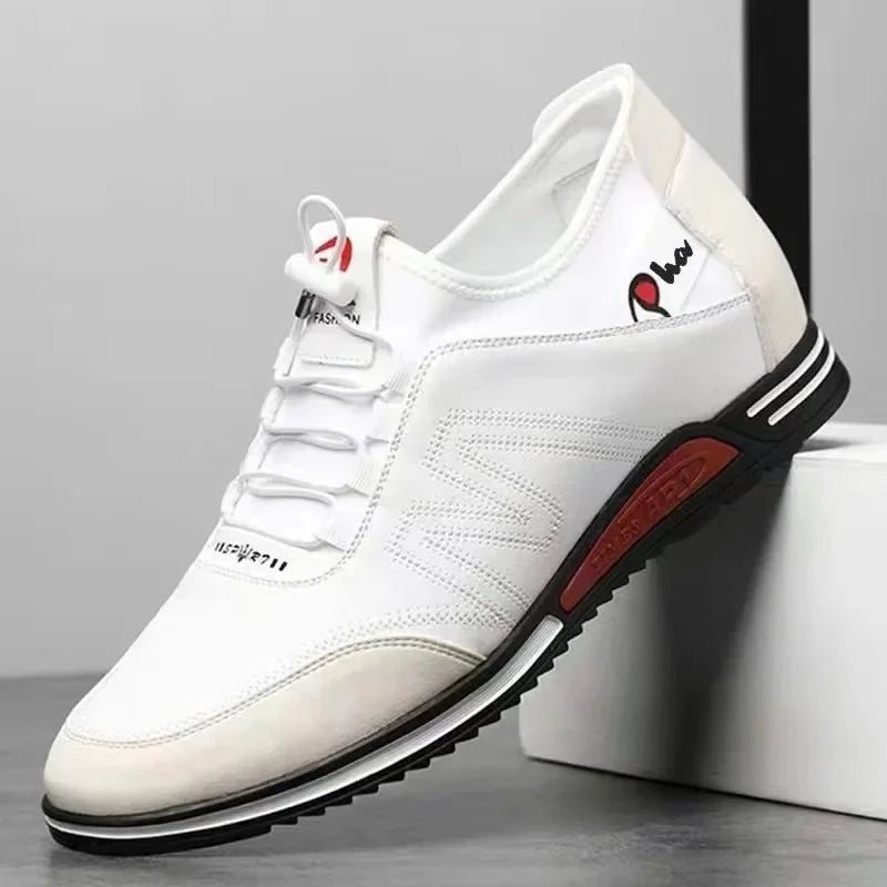 Markus | Hochwertige, handgefertigte Leder-Casual-Schuhe im modernen Stil