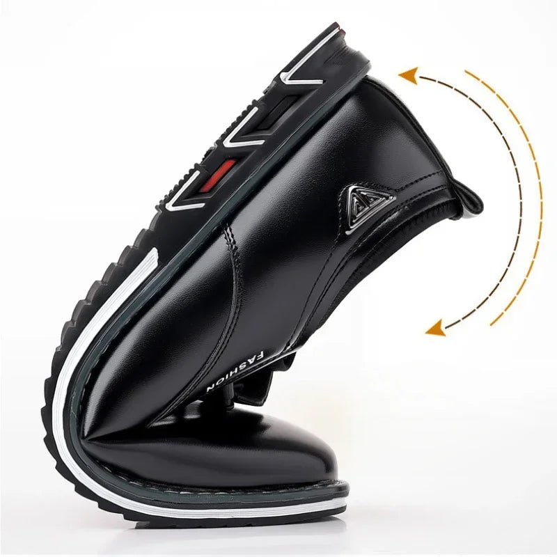 Noah | Hochwertige, handgefertigte Leder-Casual-Schuhe in elegantem Schwarz