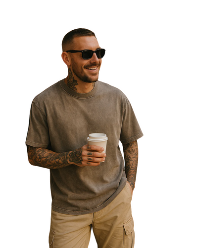 John | Oversized Baumwoll-T-Shirt Set – 3er-Pack