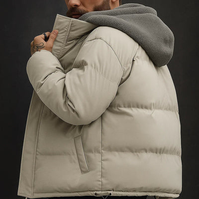 JAMES - Winterjacke aus Baumwollfleece