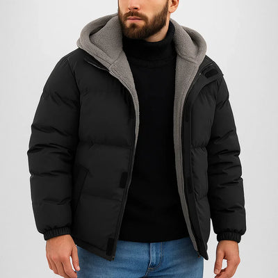 JAMES - Winterjacke aus Baumwollfleece